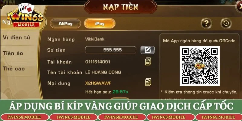 Áp dụng bí kíp vàng giúp giao dịch cấp tốc