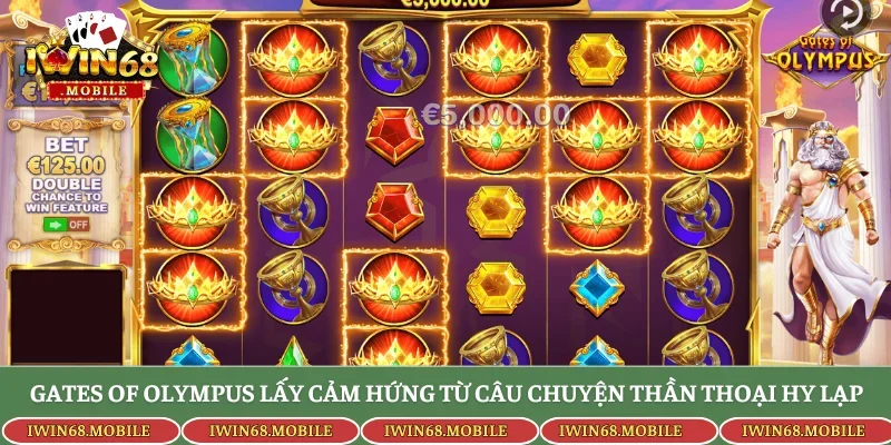 Gates of Olympus lấy cảm hứng từ câu chuyện thần thoại Hy Lạp