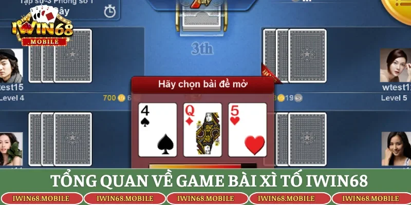 Khái quát chung về tựa game bài Xì Tố Iwin68