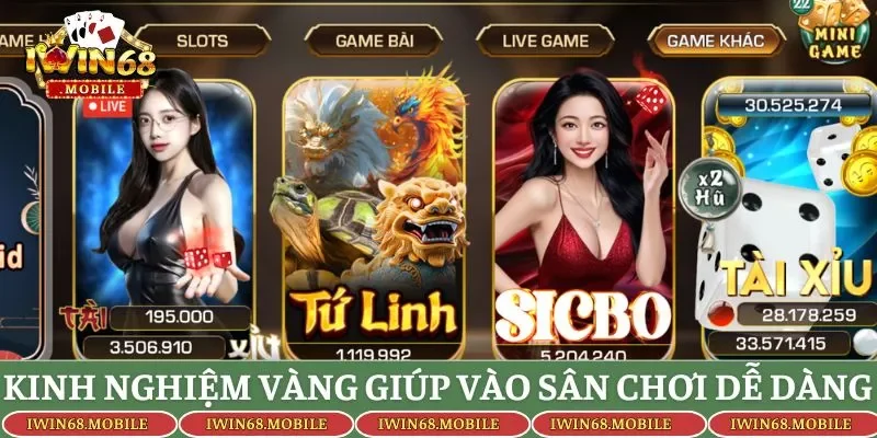 Kinh nghiệm vàng giúp vào sân chơi dễ dàng