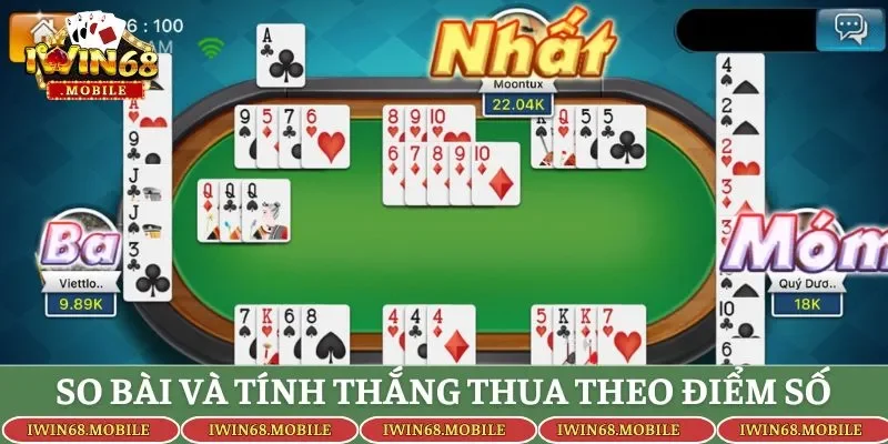 So bài và tính thắng thua theo điểm số