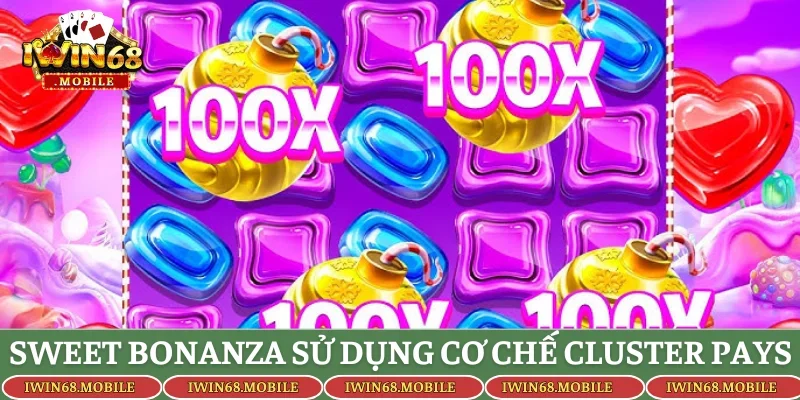 Sweet Bonanza sử dụng cơ chế Cluster Pays