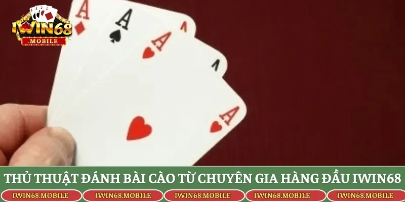 Thủ thuật đánh Bài Cào từ chuyên gia hàng đầu Iwin68